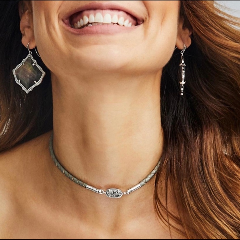 Kendra Scott Platinum Copper Necklace